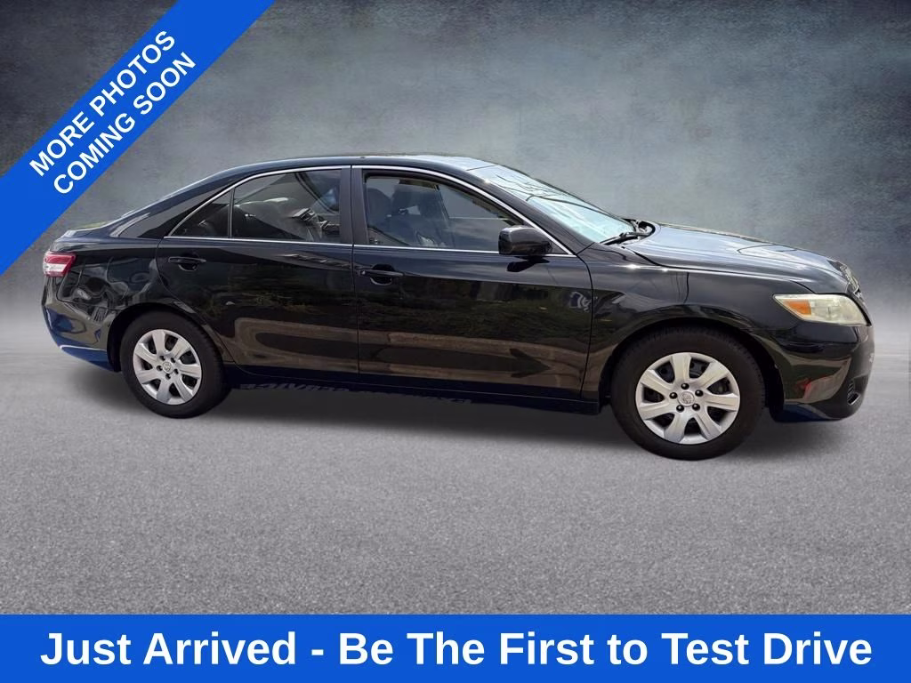 2010 Black Toyota Camry LE FWD Sedan