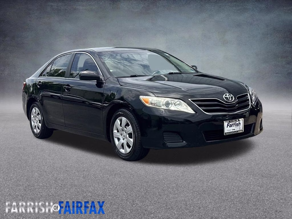 2010 Black Toyota Camry LE FWD Sedan
