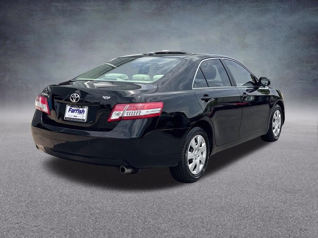2010 Black Toyota Camry LE FWD Sedan