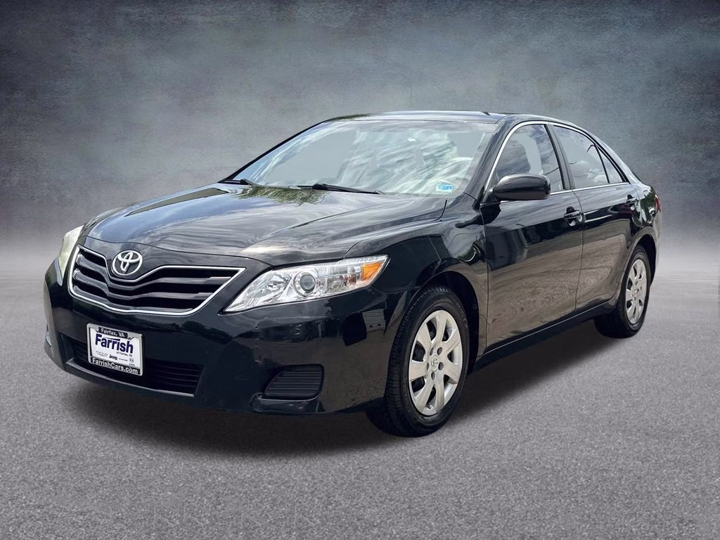 2010 Black Toyota Camry LE FWD Sedan