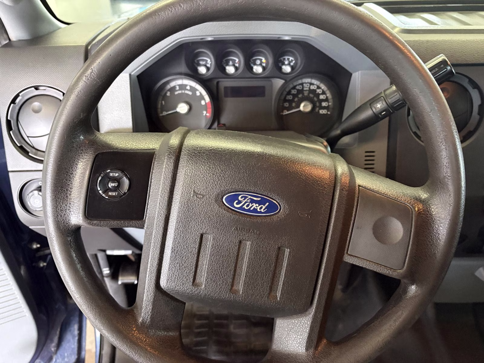 2013 Blue Jeans Metallic Ford Super Duty F-250 SRW XL 4X4 Truck