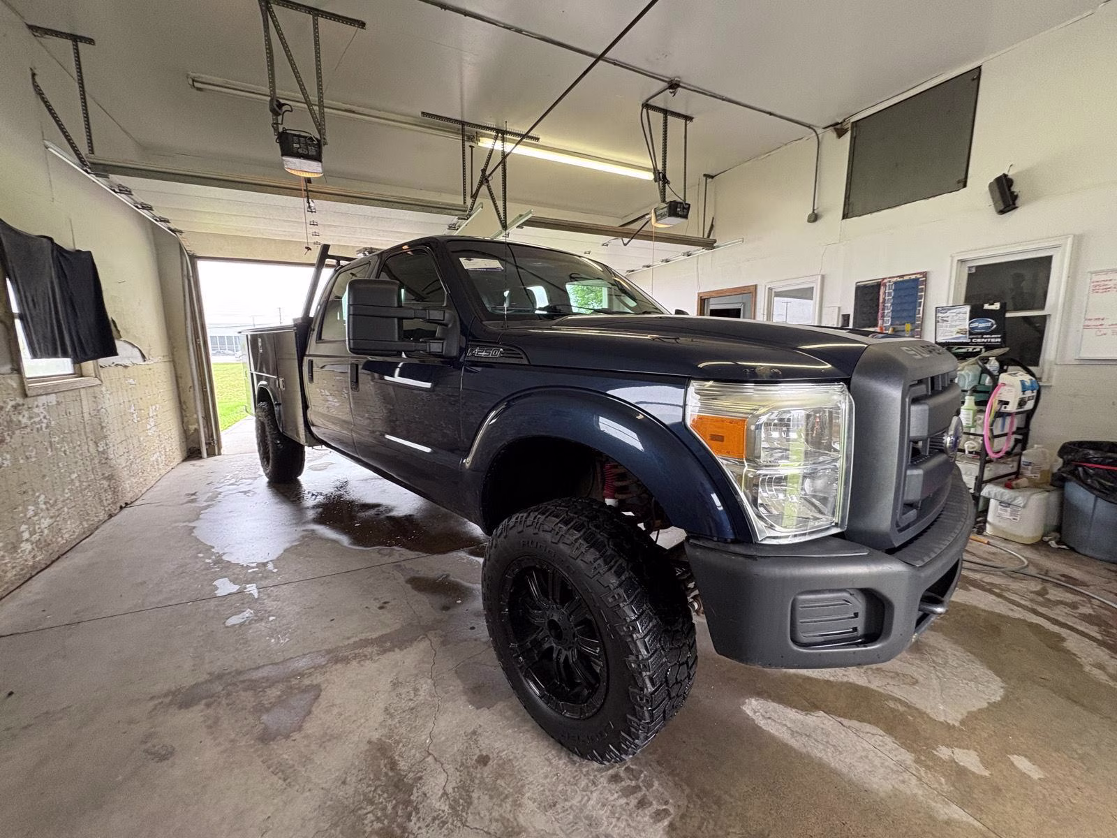 2013 Blue Jeans Metallic Ford Super Duty F-250 SRW XL 4X4 Truck
