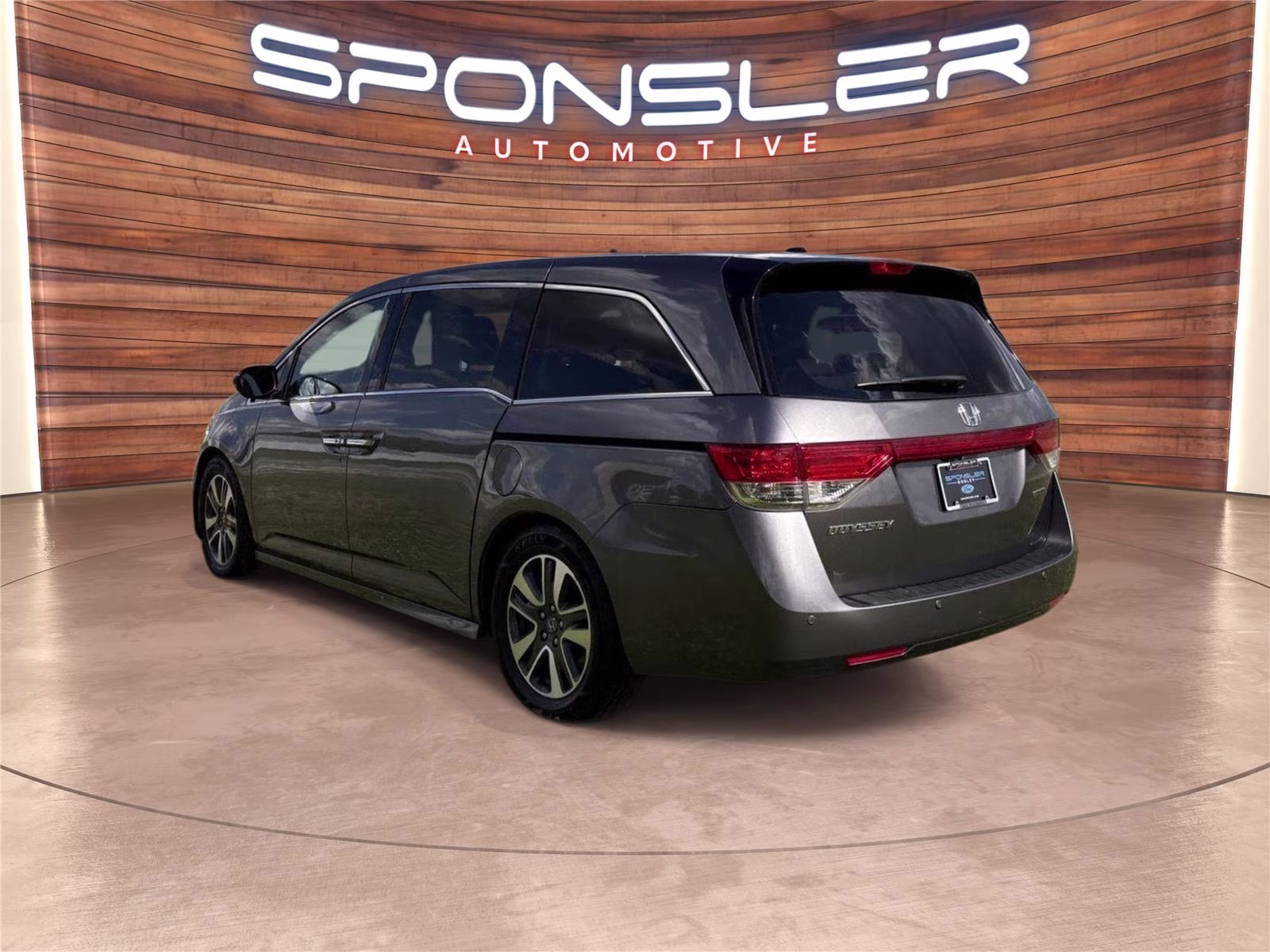 2014 Modern Steel Metallic Honda Odyssey Touring FWD Van