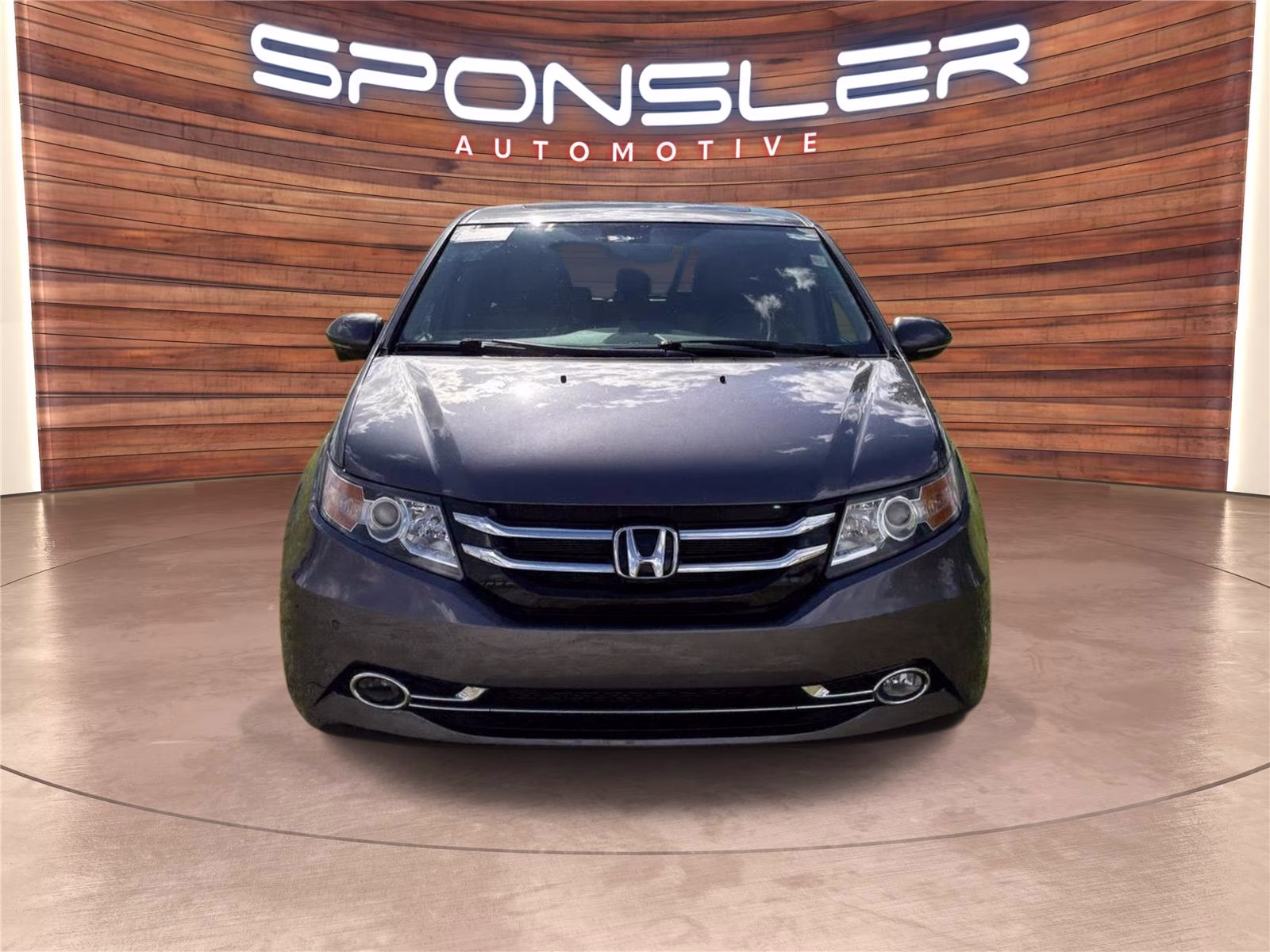 2014 Modern Steel Metallic Honda Odyssey Touring FWD Van