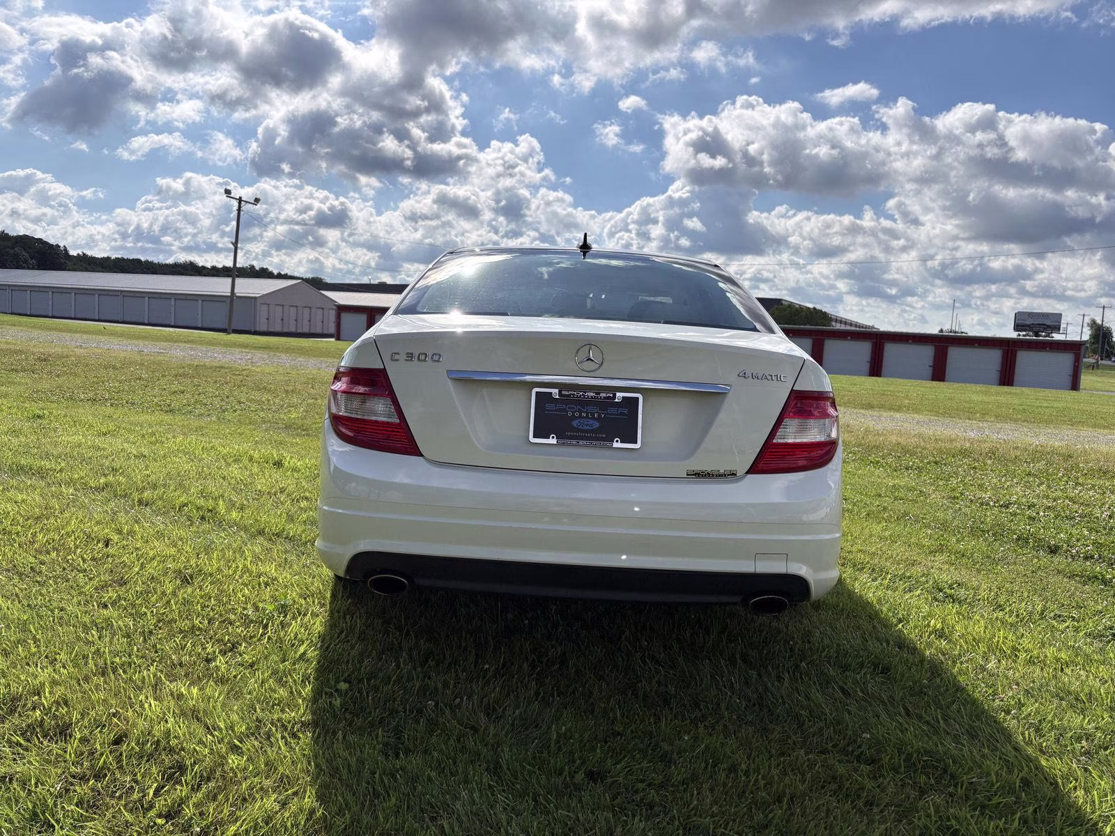 2010 White Mercedes-Benz C300 4 MATIC C300 AWD Sedan