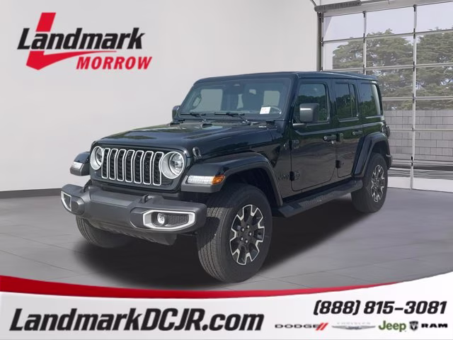 2026 Black Clearcoat Jeep Wrangler Sahara 4X4 Convertible