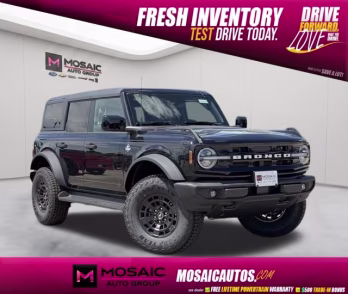 2026 Shadow Black Ford Bronco Outer Banks 4X4 SUV