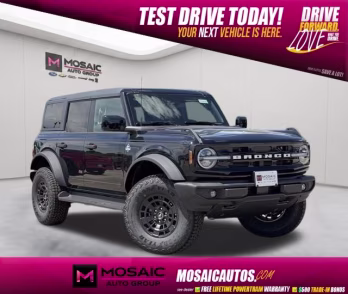 2026 Shadow Black Ford Bronco Outer Banks 4X4 SUV