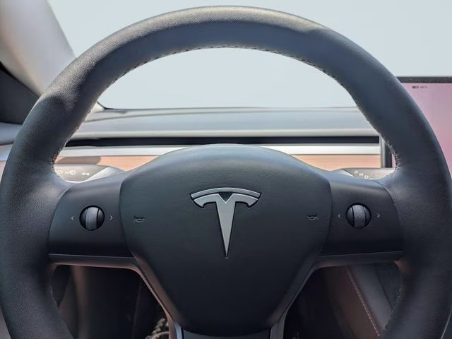 2023 White Tesla Model 3 Long Range AWD Sedan