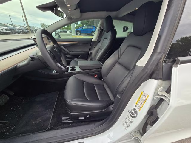 2023 White Tesla Model 3 Long Range AWD Sedan