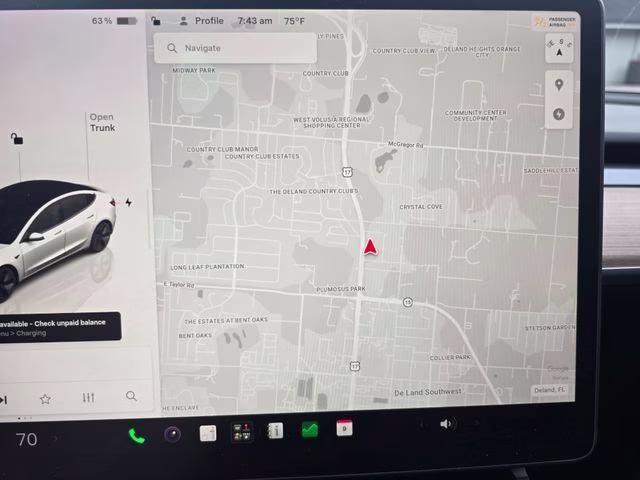 2023 White Tesla Model 3 Long Range AWD Sedan