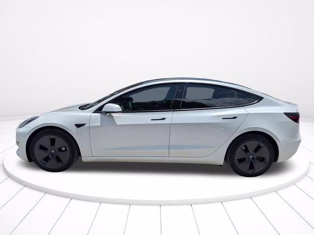 2023 White Tesla Model 3 Long Range AWD Sedan