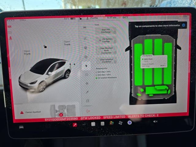 2021 White Tesla Model Y Long Range AWD SUV