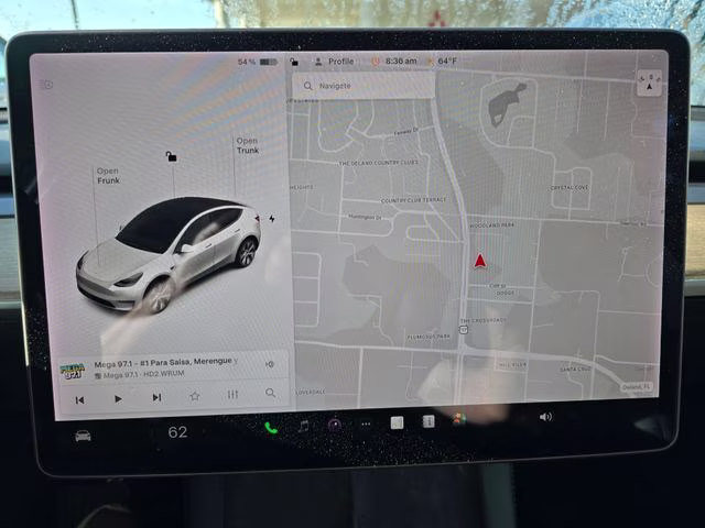 2021 White Tesla Model Y Long Range AWD SUV