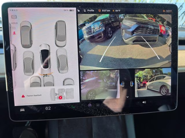 2021 White Tesla Model Y Long Range AWD SUV