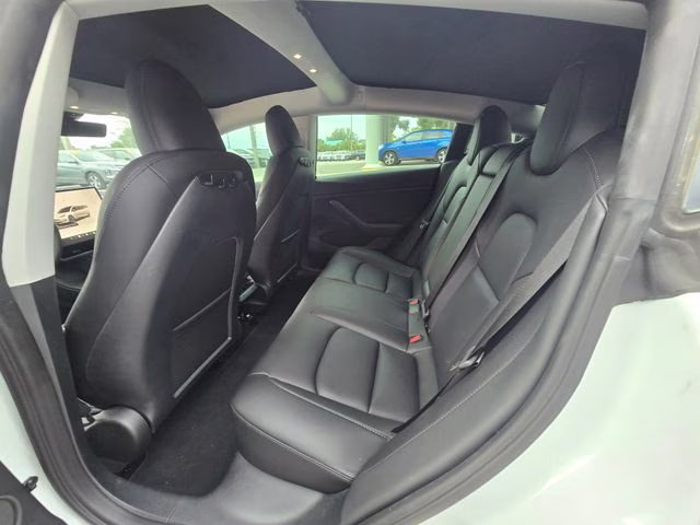 2023 White Tesla Model 3 Long Range AWD Sedan