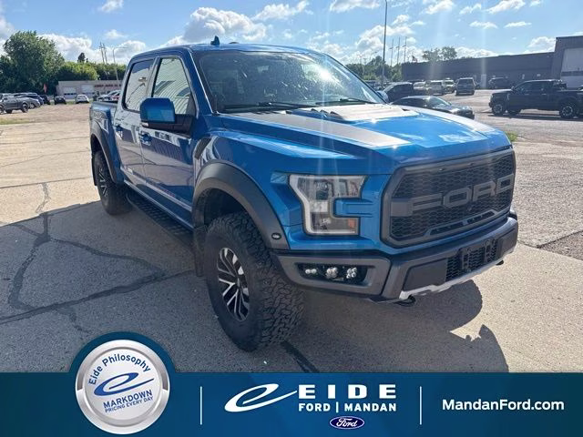 2020 Blue Ford F-150 Raptor 4X4 Truck