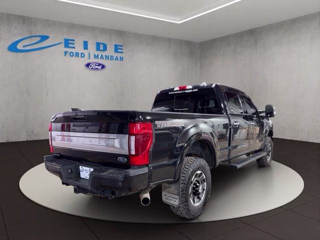 2020 Black Ford Super Duty F-250 SRW Platinum 4X4 Truck