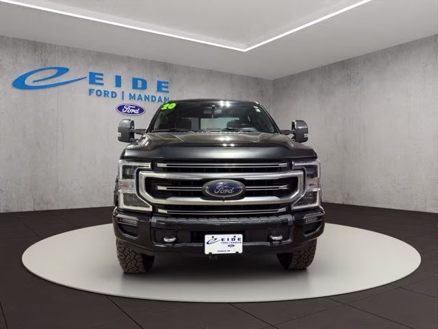 2020 Black Ford Super Duty F-250 SRW Platinum 4X4 Truck