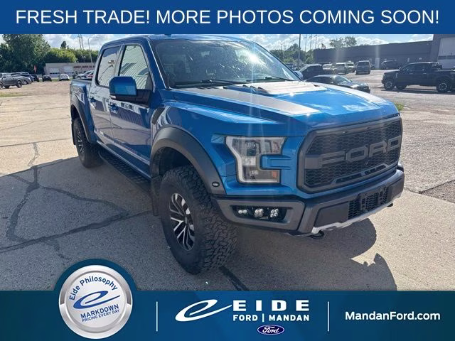 2020 Blue Metallic Ford F-150 Raptor 4X4 Truck