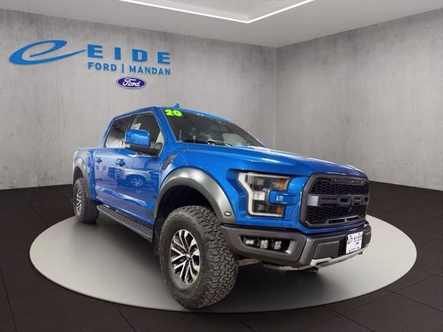 2020 Blue Metallic Ford F-150 Raptor 4X4 Truck