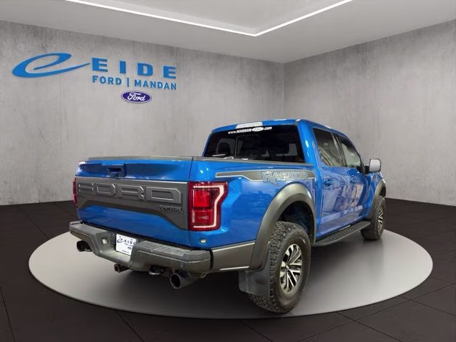 2020 Blue Metallic Ford F-150 Raptor 4X4 Truck