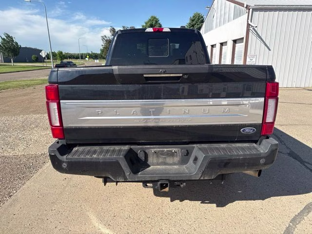 2020 Black Ford Super Duty F-250 SRW Platinum 4X4 Truck