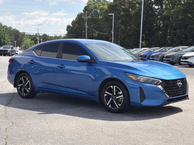 2024 Electric Blue Metallic Nissan Sentra SV FWD Sedan
