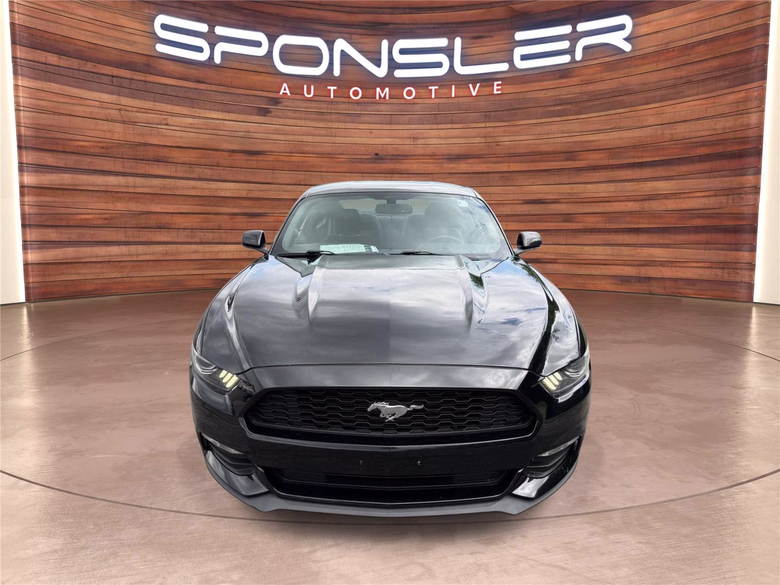 2017 Shadow Black Ford Mustang V6 RWD Fastback