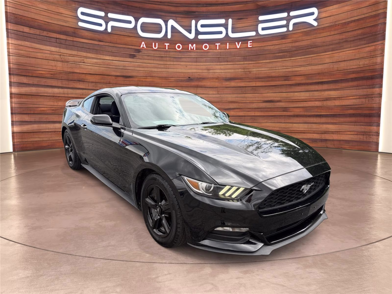 2017 Shadow Black Ford Mustang V6 RWD Fastback