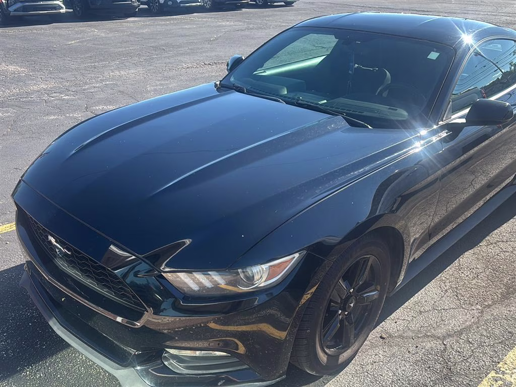 2017 Shadow Black Ford Mustang V6 RWD Fastback