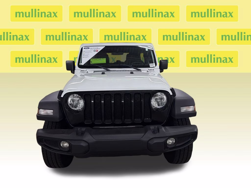 2021 Bright White Clearcoat Jeep Wrangler Unlimited Willys 4X4 SUV