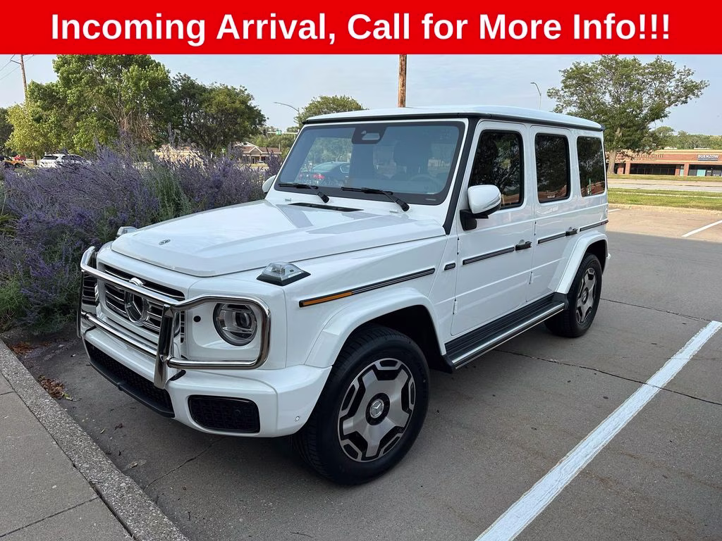 2025 Polar White Mercedes-Benz G-Class G 550 AWD SUV