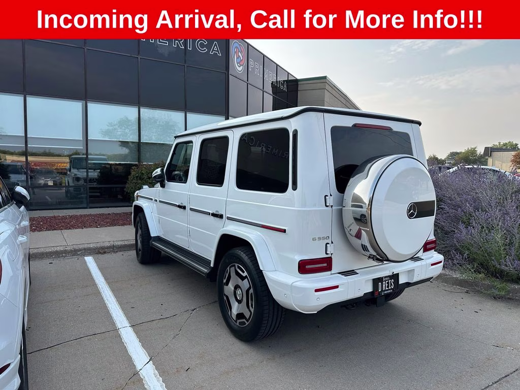 2025 Polar White Mercedes-Benz G-Class G 550 AWD SUV