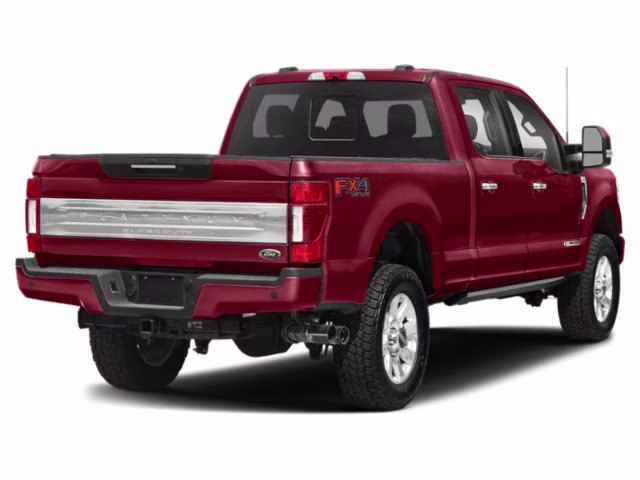 2022 Rapid Red Metallic Tinted Clearcoat Ford Super Duty F-350 SRW Platinum 4X4 Truck
