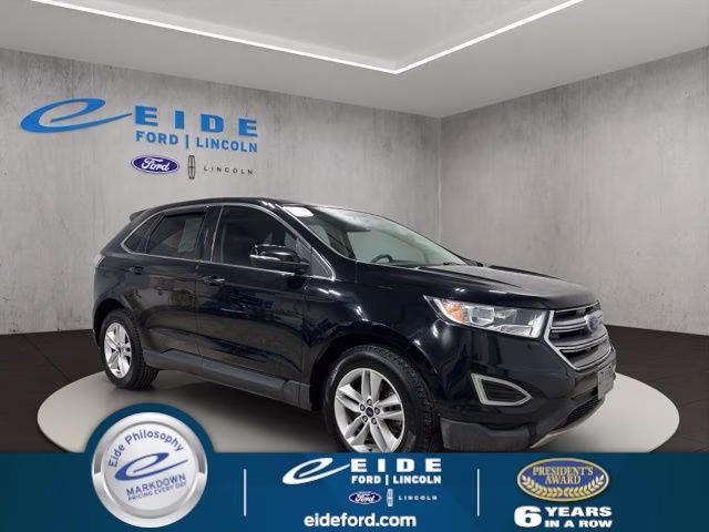 2016 Shadow Black Ford Edge SEL AWD SUV
