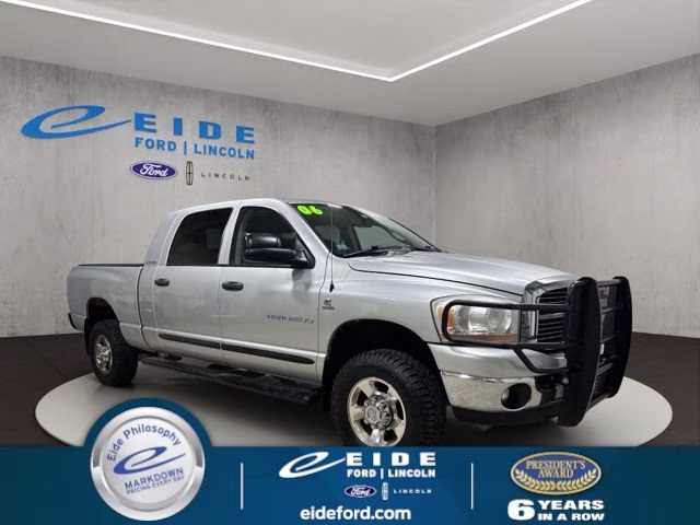 2006 Bright Silver Metallic Clearcoat Dodge Ram 2500 SLT 4X4 Truck