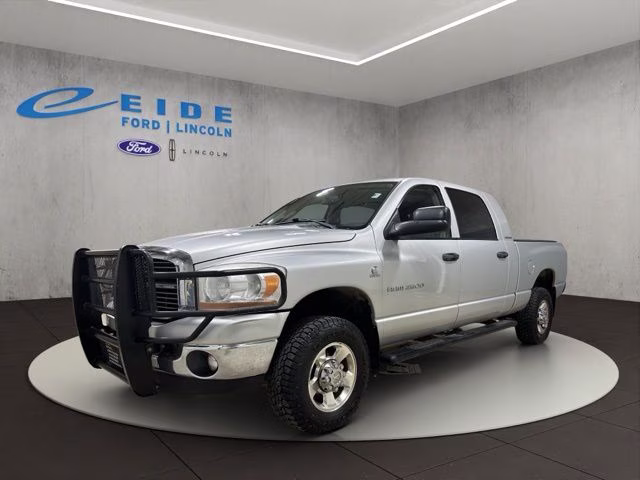 2006 Bright Silver Metallic Clearcoat Dodge Ram 2500 SLT 4X4 Truck
