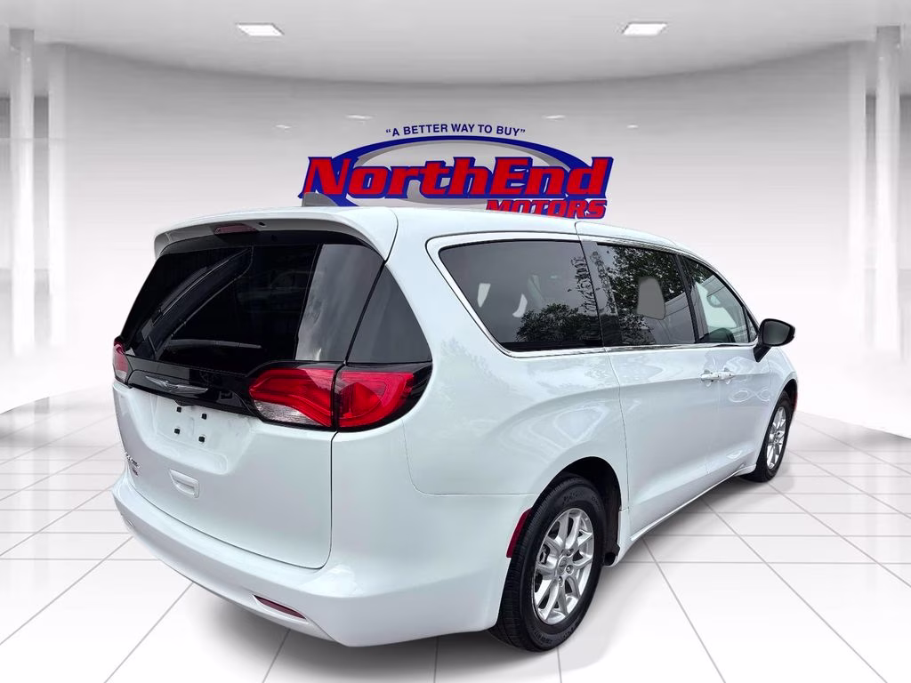 2023 Bright White Clearcoat Chrysler Voyager LX FWD Van