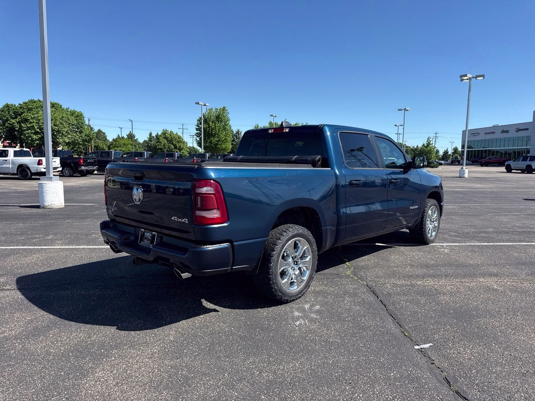 2024 Patriot Blue Pearlcoat Ram 1500 Big Horn/Lone Star 4X4 Truck