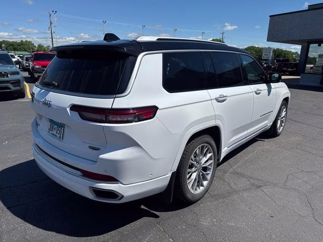 2022 Bright White Clearcoat Jeep Grand Cherokee L Summit 4X4 SUV
