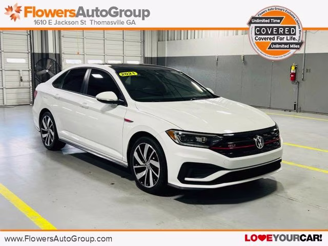 2021 White Volkswagen Jetta GLI 2.0T Autobahn Sedan