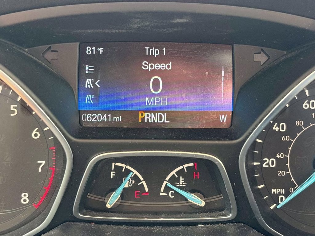 2017 White Gold Metallic Ford Focus SE FWD Hatchback