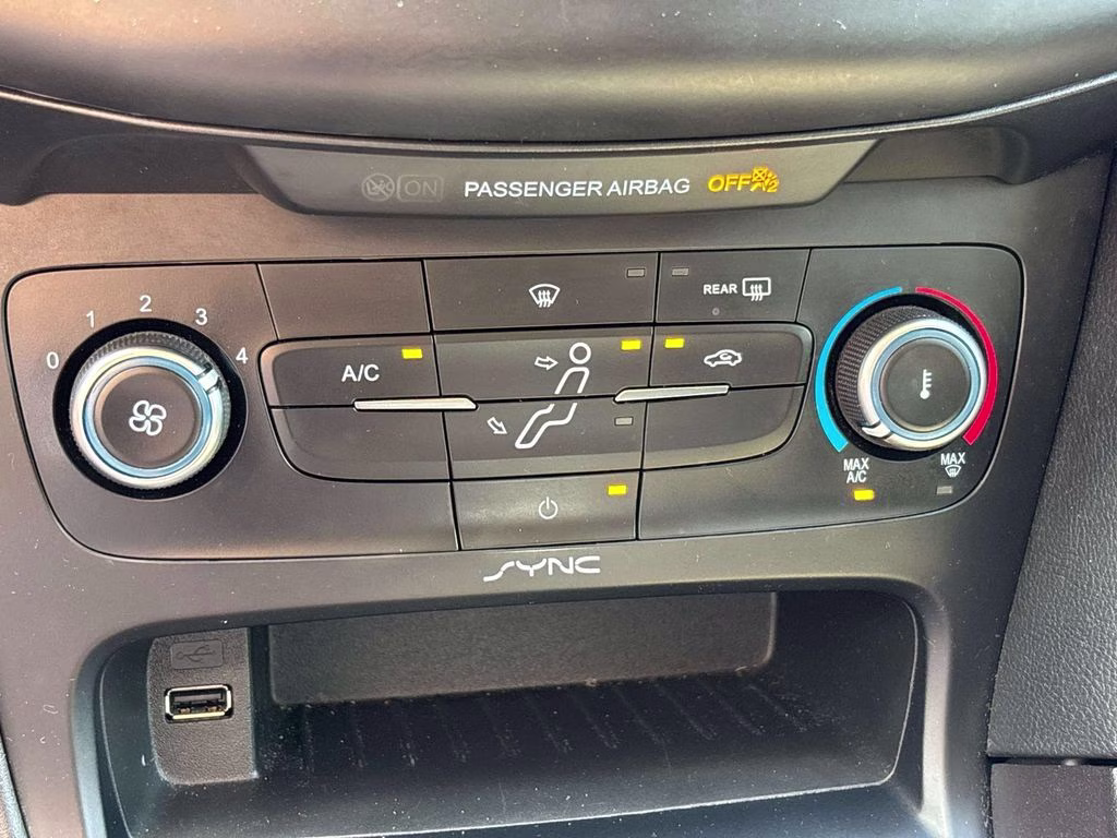 2017 White Gold Metallic Ford Focus SE FWD Hatchback