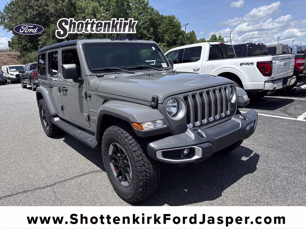 2020 Sting-Gray Clearcoat Jeep Wrangler Unlimited Sahara 4X4 SUV