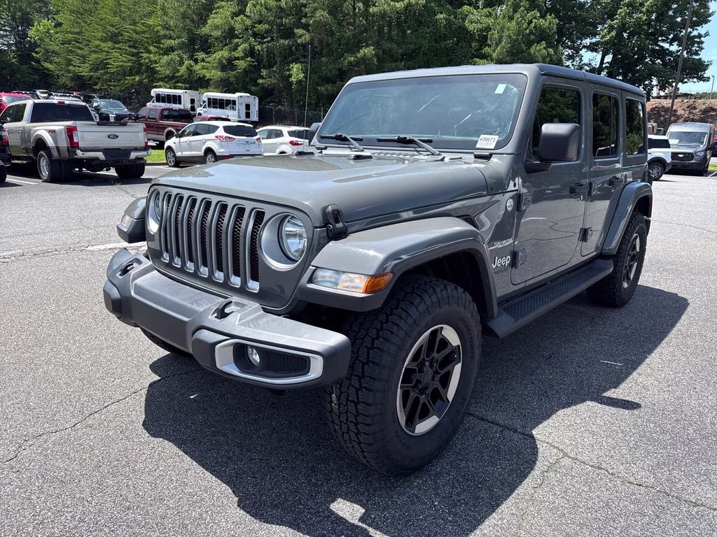 2020 Sting-Gray Clearcoat Jeep Wrangler Unlimited Sahara 4X4 SUV