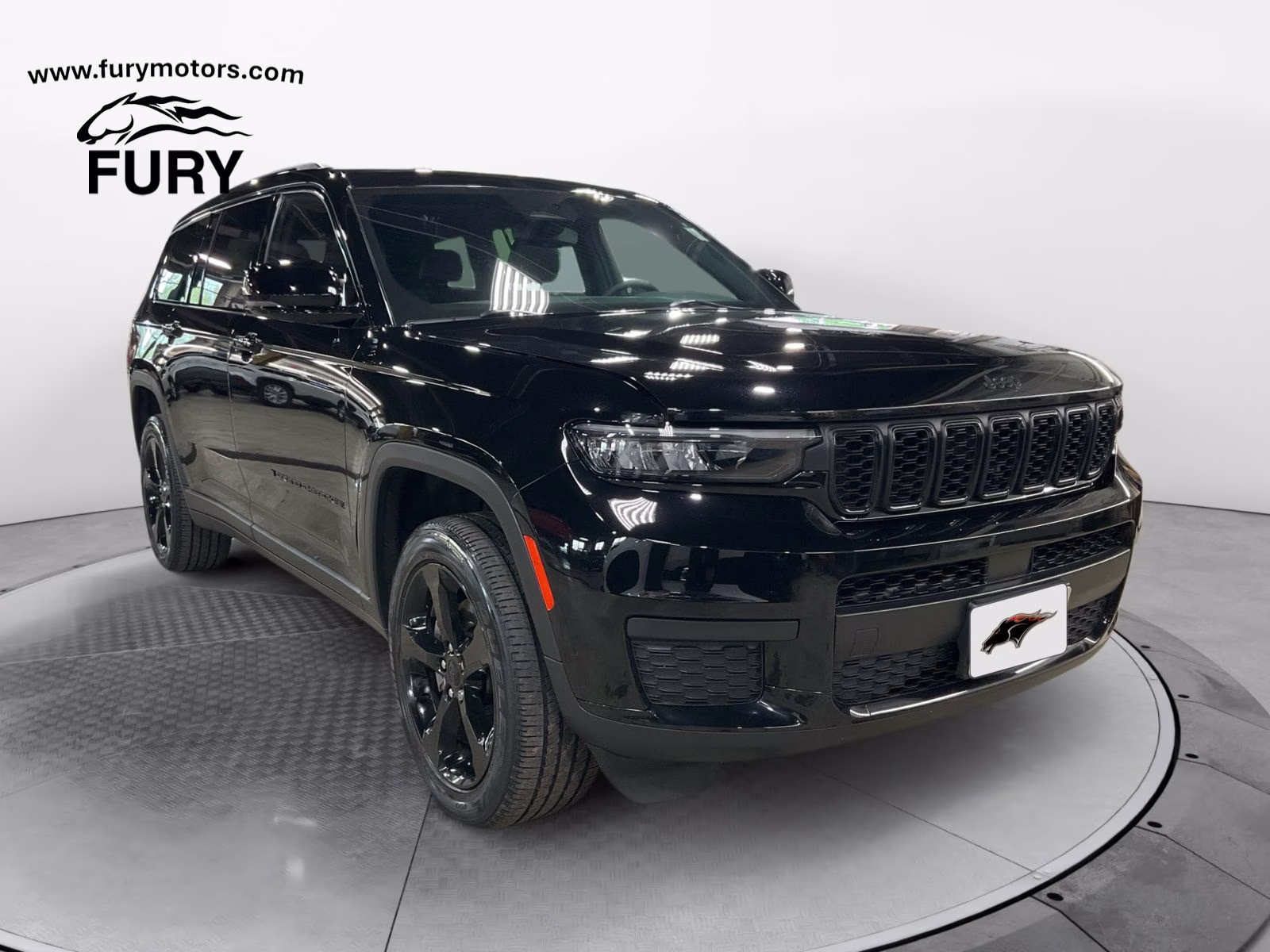 2023 Diamond Black Crystal Pearlcoat Jeep Grand Cherokee L Altitude 4X4 SUV