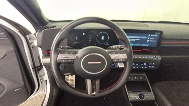 2024 Atlas White Hyundai Kona N Line AWD SUV