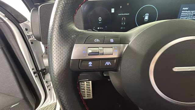 2024 Atlas White Hyundai Kona N Line AWD SUV
