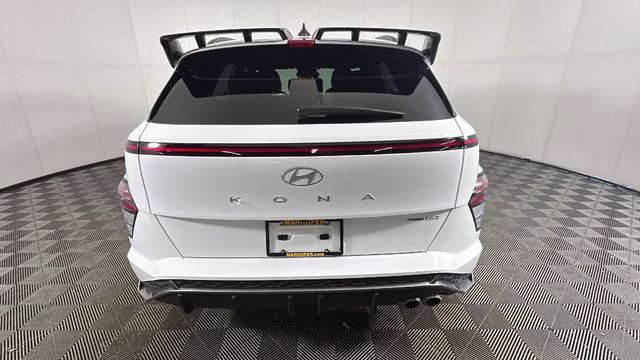 2024 Atlas White Hyundai Kona N Line AWD SUV